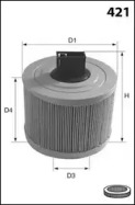 LUCAS FILTERS lfaf269 -  Воздушный фильтр